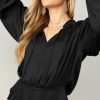 CURRENT AIR Peplum Collared Blouse Blouses