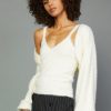 CURRENT AIR Sweater Shrug Cami Set Coats & Jackets