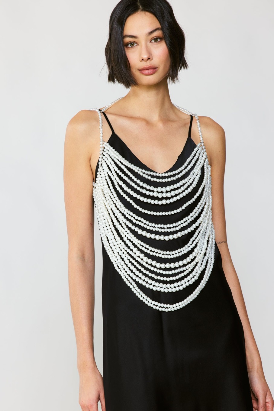 CURRENT AIR Pearl Body Chain Accessories