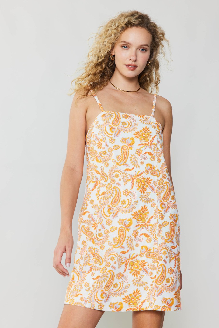 CURRENT AIR Paisley Printed Mini Dress Mini Dresses
