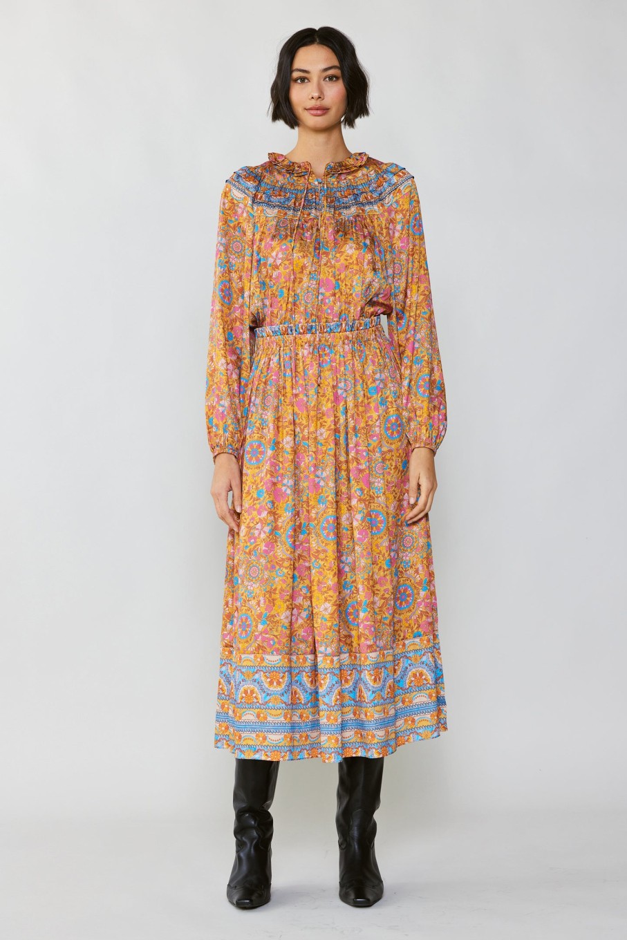 CURRENT AIR Vintage Floral Maxi Dress Maxi Dresses