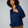 CURRENT AIR Long Sleeve Blouse Womens Long Sleeve Tops