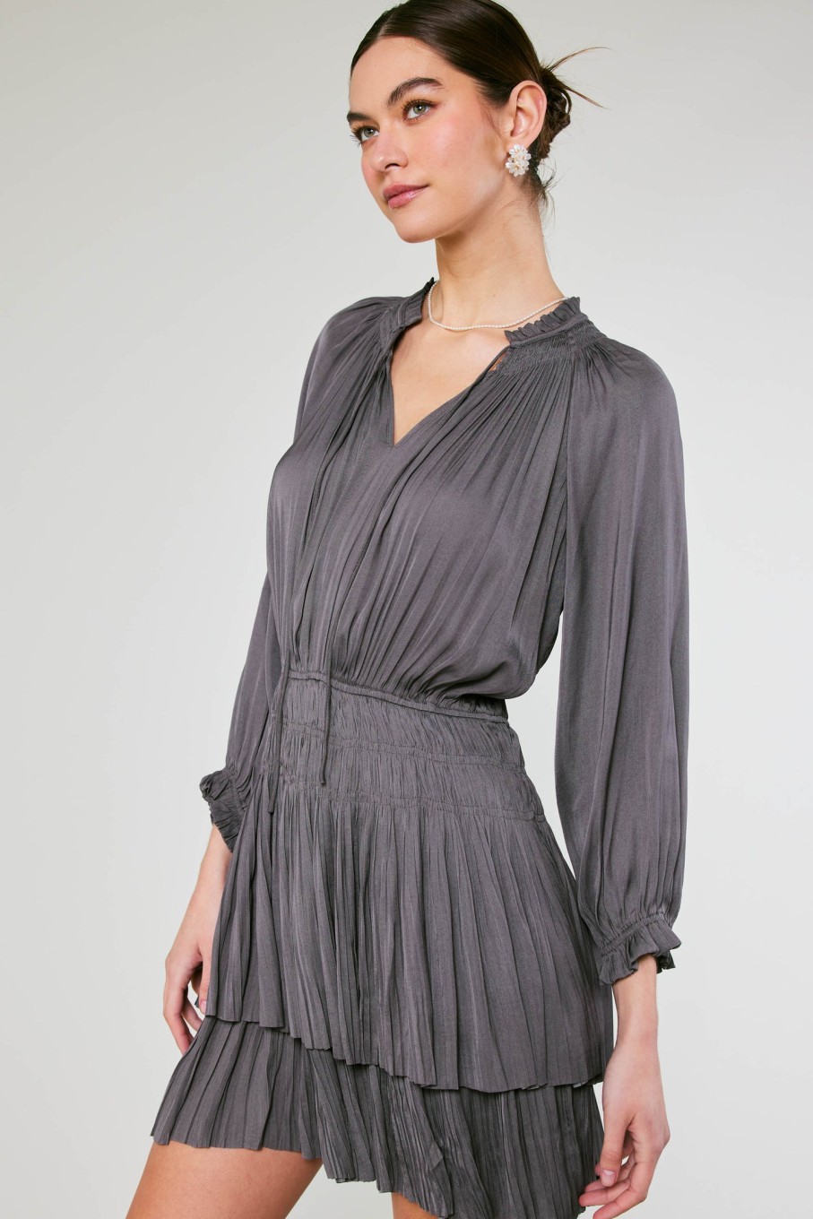 CURRENT AIR Cecile Smocked Mini Dress Mini Dresses