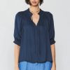 CURRENT AIR Angelica Pleated Blouse Blouses