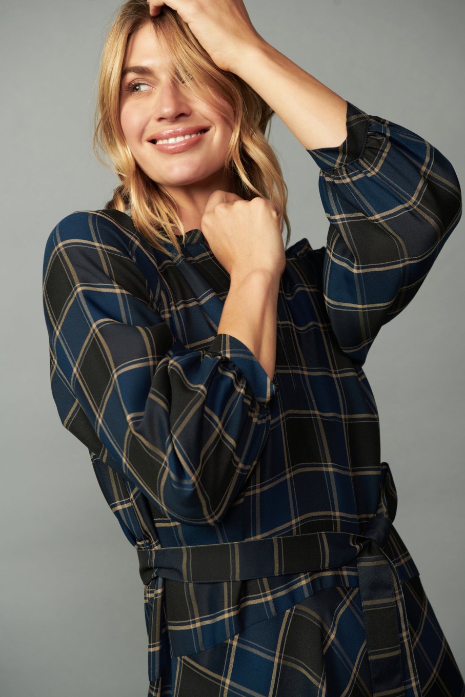 CURRENT AIR Plaid Midi Dress Midi Dresses