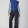 CURRENT AIR Floral Nouveau Contrast Top Blouses