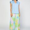 CURRENT AIR Margot Pleated Sleeve Blouse Blouses