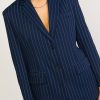 CURRENT AIR Pinstriped Single Breasted Blazer Sets