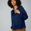 CURRENT AIR Long Sleeve Blouse Womens Blouses