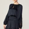 CURRENT AIR Lace Inlayed Mini Dress Mini Dresses