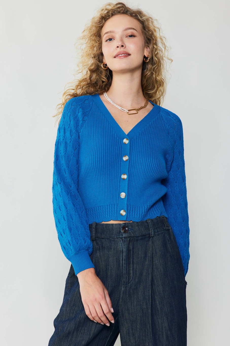 CURRENT AIR Button Cardigan Cardigans