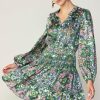 CURRENT AIR Floral Nouveau Mini Dress Mini Dresses