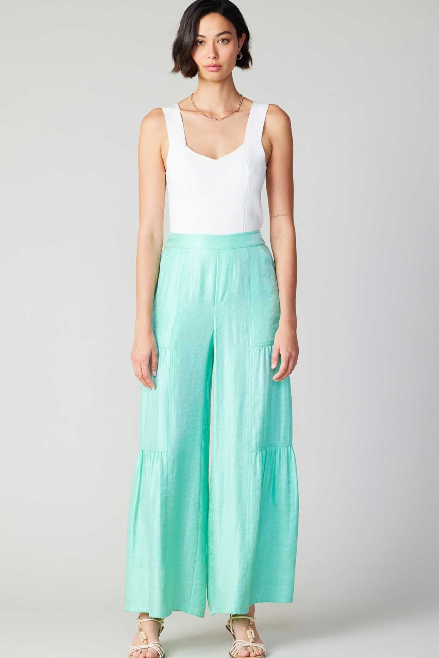CURRENT AIR Pastel Wide Leg Pants Pants
