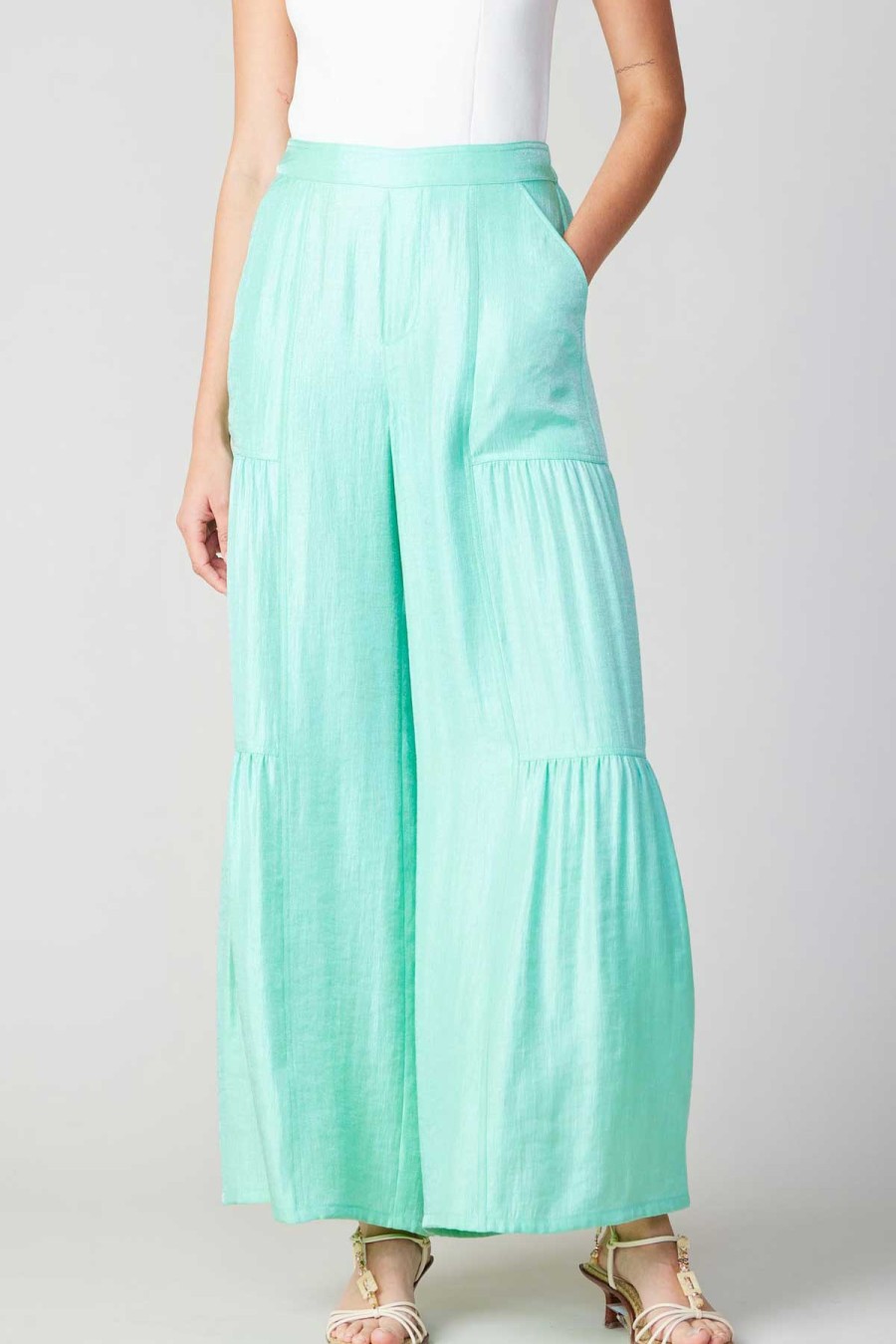CURRENT AIR Pastel Wide Leg Pants Pants