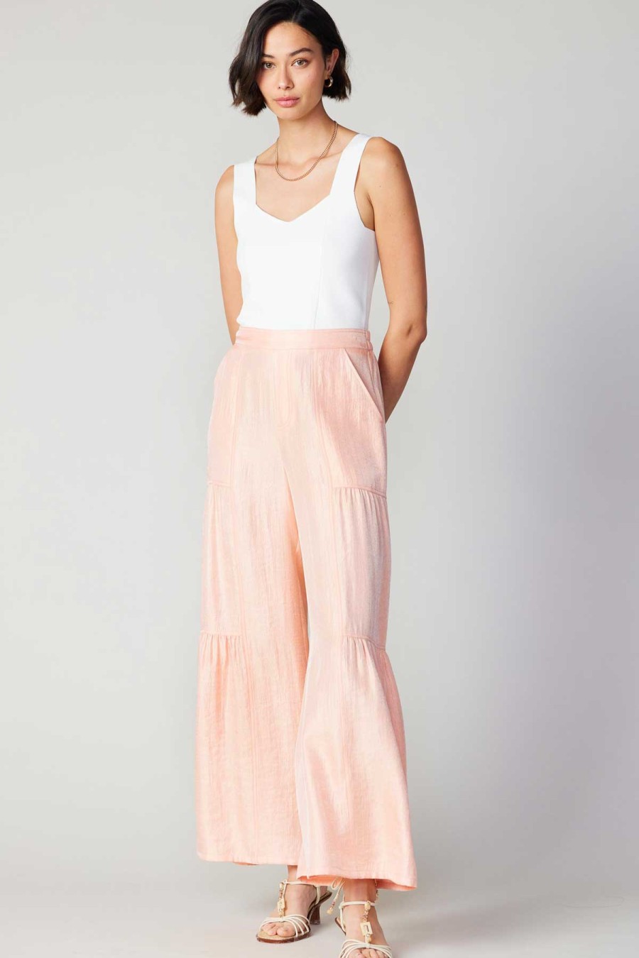 CURRENT AIR Pastel Wide Leg Pants Sets