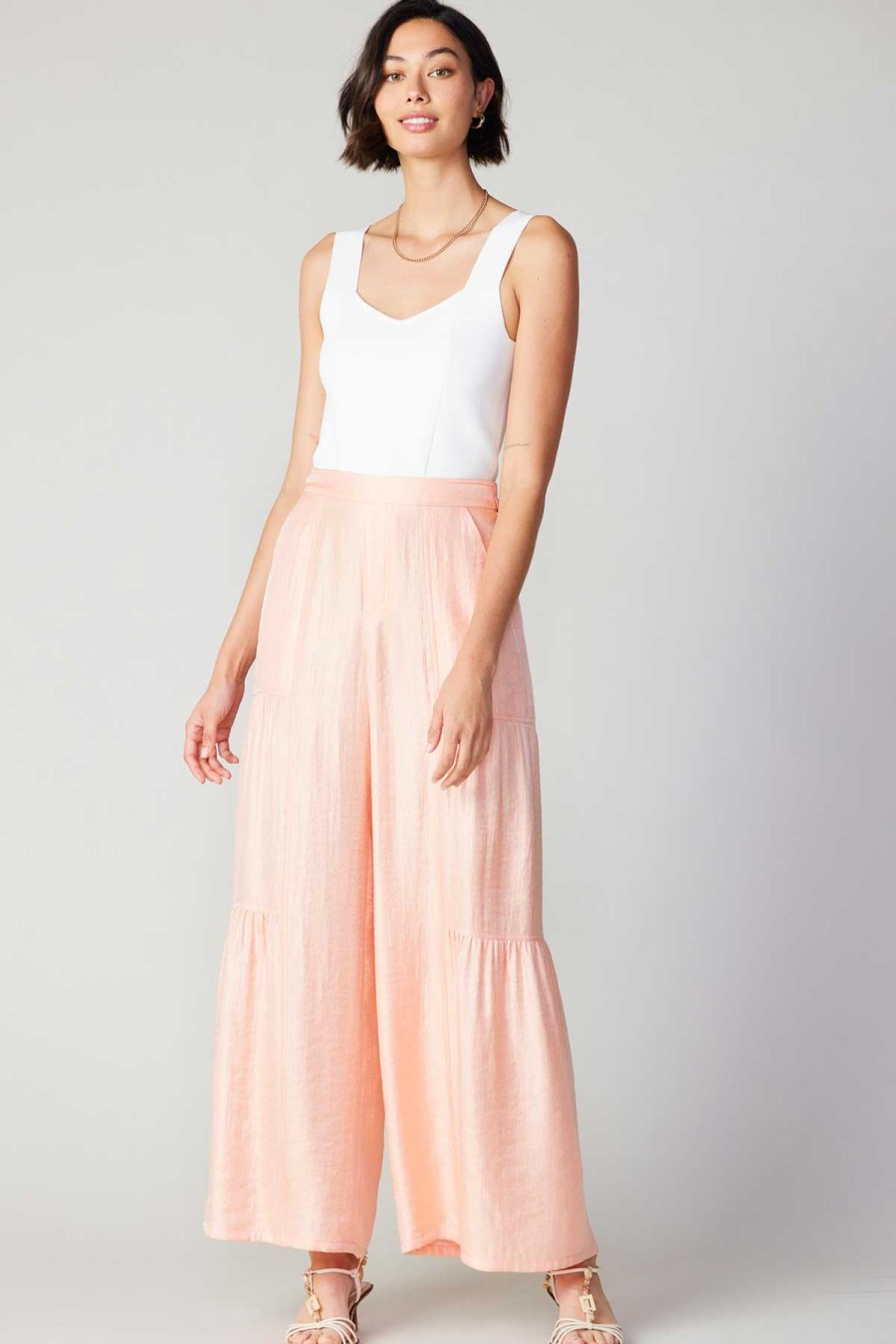 CURRENT AIR Pastel Wide Leg Pants Sets