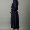 CURRENT AIR Aida Smocked Midi Dress Midi Dresses