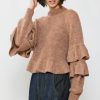 CURRENT AIR Tiered Sleeve Sweater Sweaters