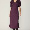 CURRENT AIR Puff Sleeve Midi Dress Midi Dresses