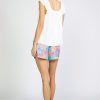 CURRENT AIR Sweetheart Ruffled Top Blouses
