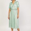 CURRENT AIR Ruffle Trimmed Midi Dress Midi Dresses