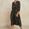CURRENT AIR Plaid Midi Dress Midi Dresses