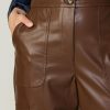 CURRENT AIR Vegan Leather Trousers Pants