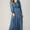 CURRENT AIR Ruffle Trim Maxi Dress Maxi Dresses