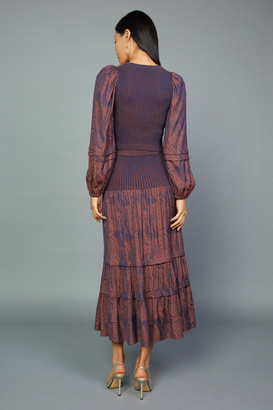 CURRENT AIR Cropped Jacquard Sweater Sweaters