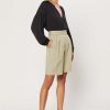CURRENT AIR Striped Knee Length Shorts Shorts