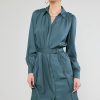 CURRENT AIR Belted Buttondown Shirt Dress Midi Dresses