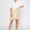 CURRENT AIR Scallop Edge Floral Skirt Skirts