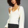 CURRENT AIR Sweater Shrug Cami Set Knitwear