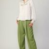 CURRENT AIR Ruffled Yoke Blouse Blouses