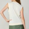 CURRENT AIR Contrast Crewneck Top Sleeveless Tops