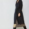 CURRENT AIR Oversized Belted Wool Coat Coats & Jackets