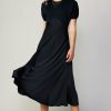 CURRENT AIR Contrast Knit Midi Dress Knitwear