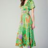 CURRENT AIR Floral Pattern Maxi Dress Maxi Dresses