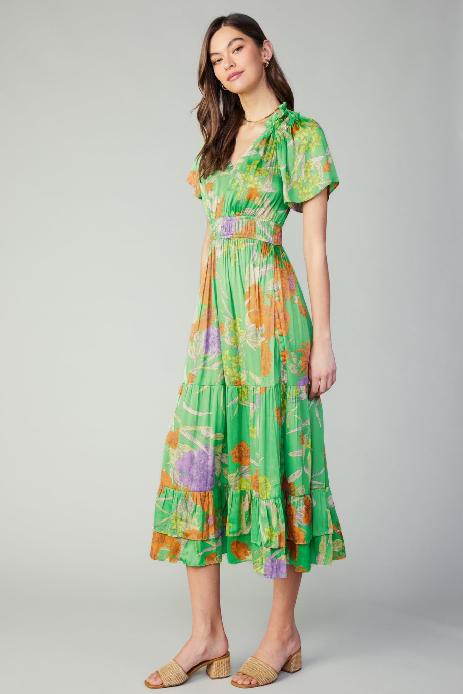 CURRENT AIR Floral Pattern Maxi Dress Maxi Dresses
