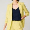 CURRENT AIR Ruched Sleeve Blazer Sets