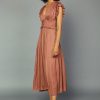 CURRENT AIR Mara Pleated Maxi Dress Maxi Dresses
