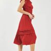 CURRENT AIR Sereia Pleated Midi Dress Midi Dresses
