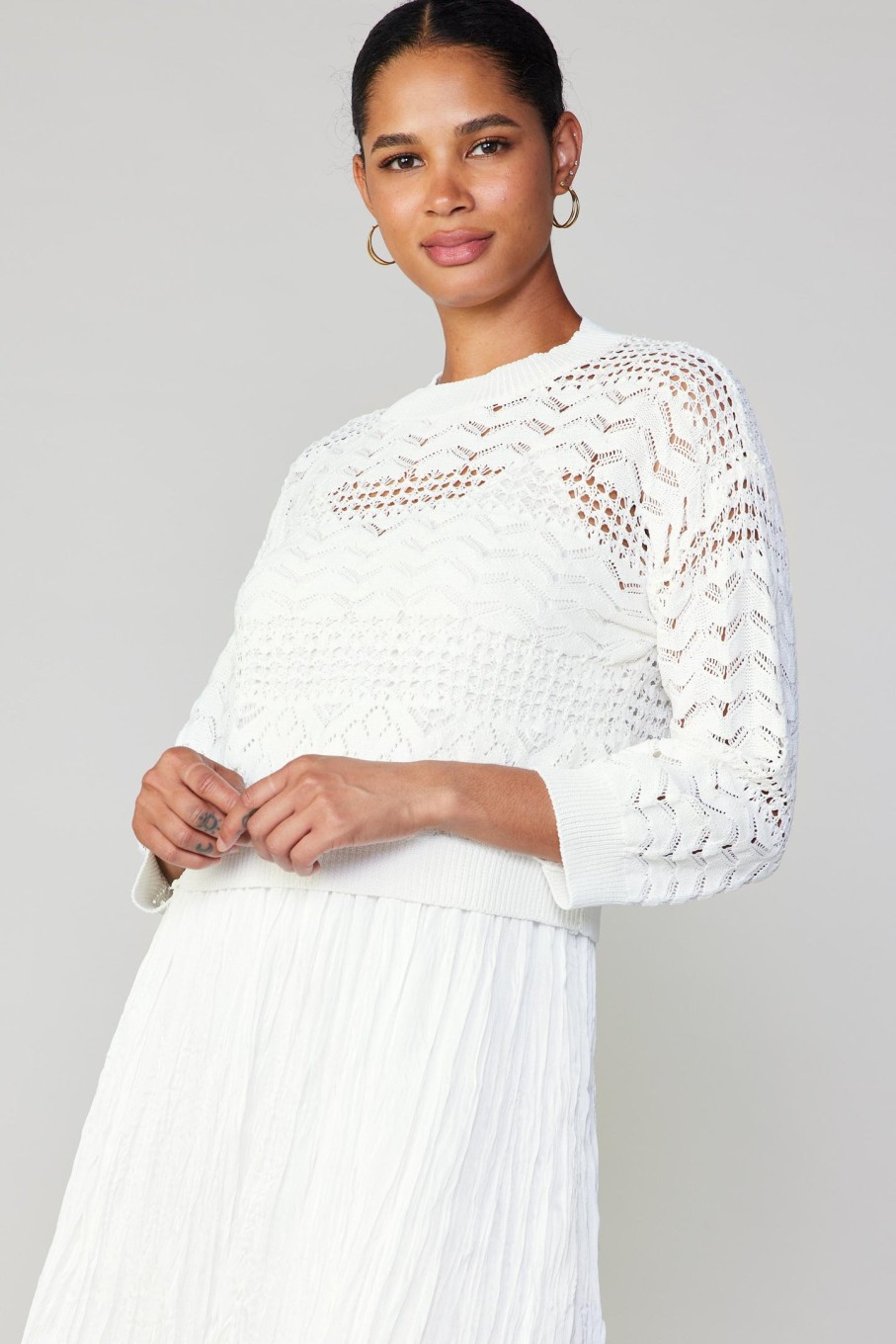 CURRENT AIR Two Piece Sweater Dress Knitwear