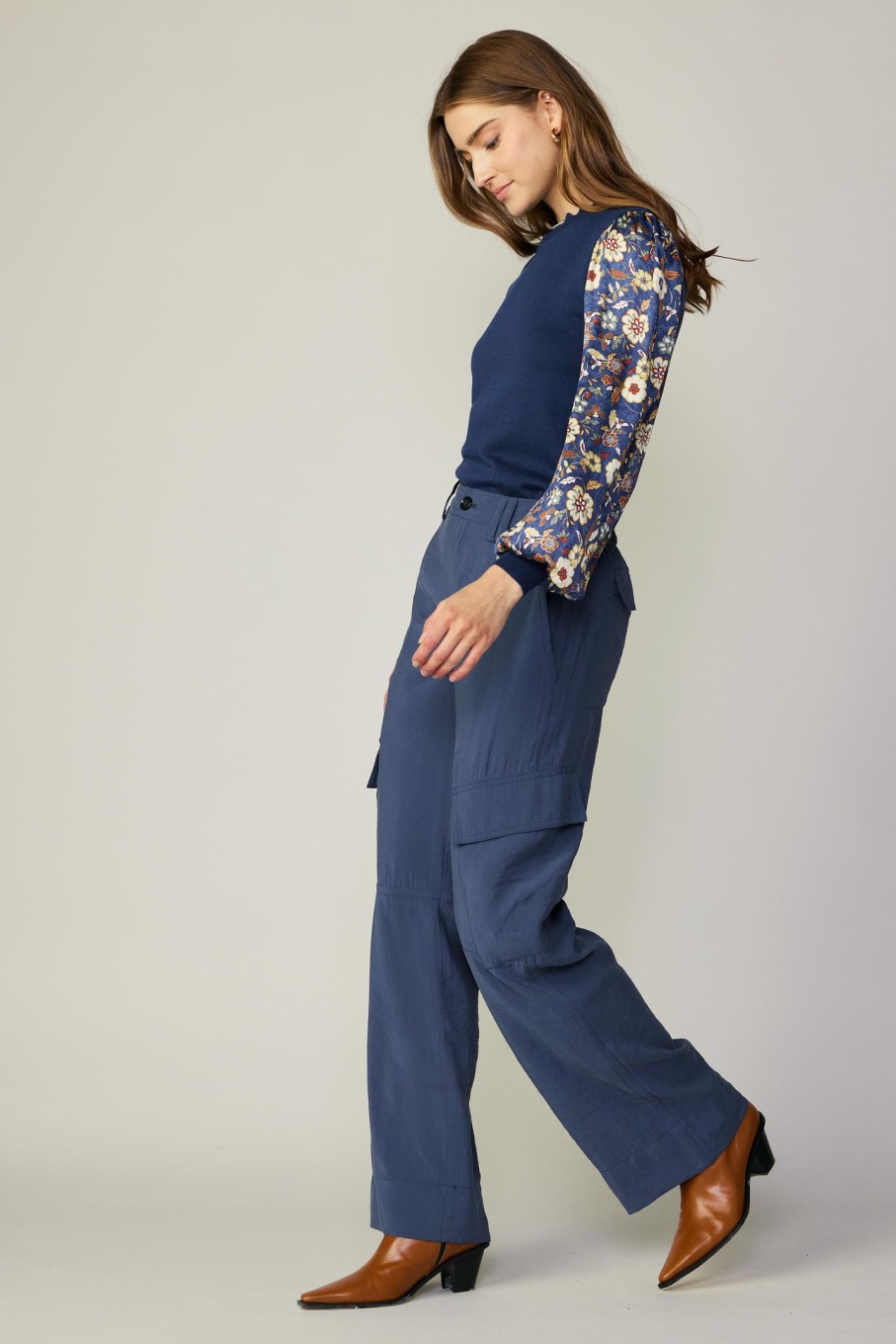 CURRENT AIR Wide Leg Cargo Pant Pants