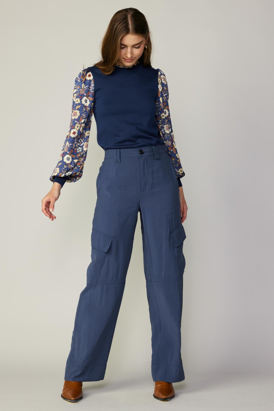 CURRENT AIR Wide Leg Cargo Pant Pants