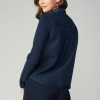 CURRENT AIR Denim Layered Sweater Top Knitwear