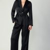 CURRENT AIR Silky Belted Blazer Coats & Jackets