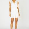CURRENT AIR Ruffled Surplice Mini Dress Mini Dresses