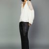 CURRENT AIR Peekaboo Lace Blouse Blouses