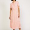 CURRENT AIR Brooklyn Pleated Midi Dress Midi Dresses